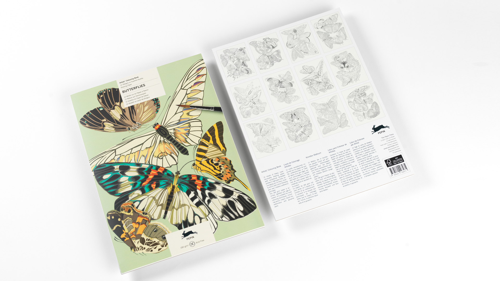Butterflies, Colouring book - 2