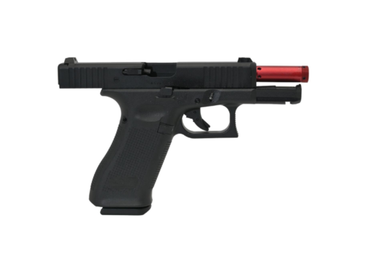 Rückstoßfähige Trainingspistole -  Umarex G45 - Rotlaser - 5