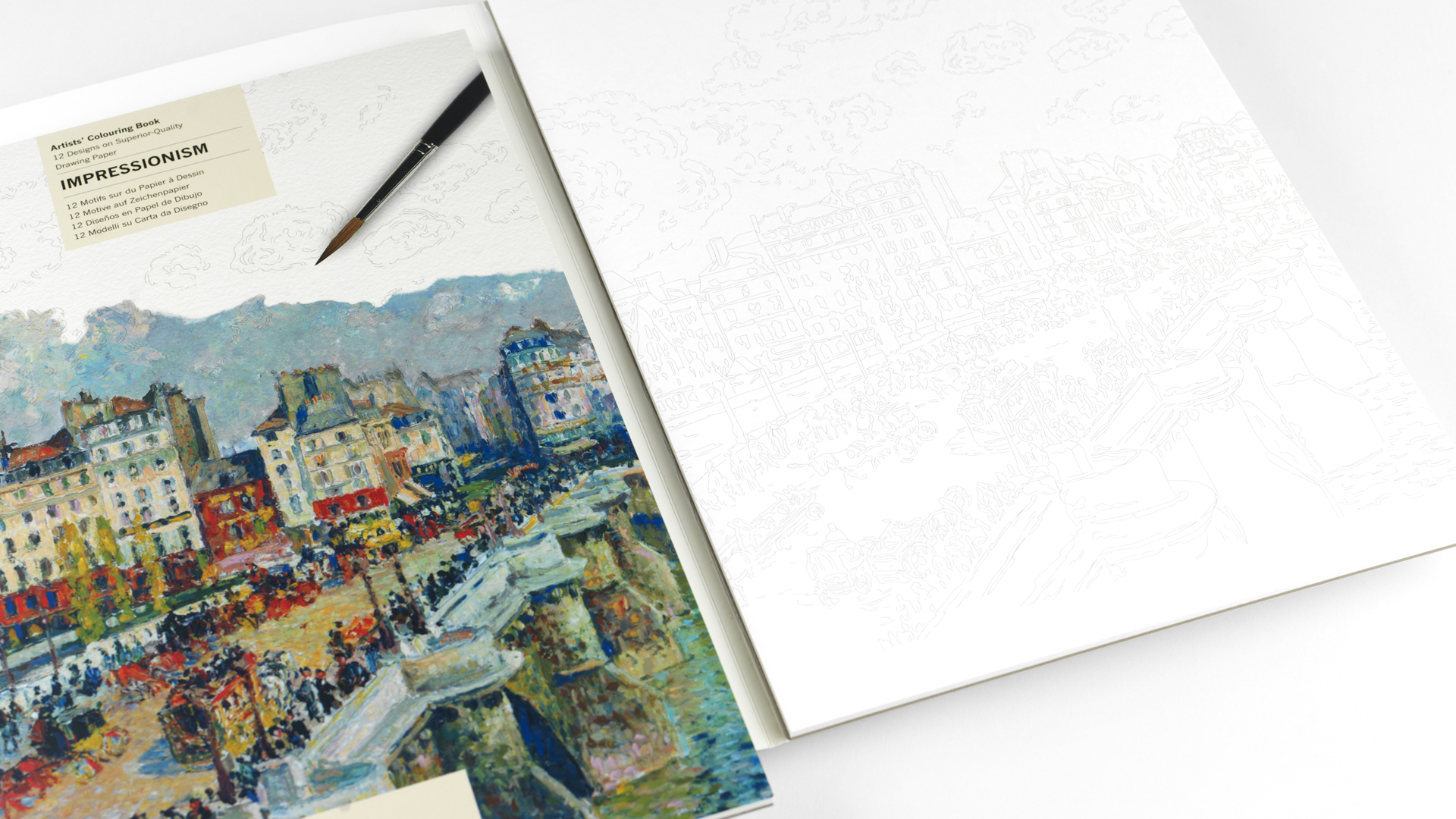 Impressionism, Colouring book - 3