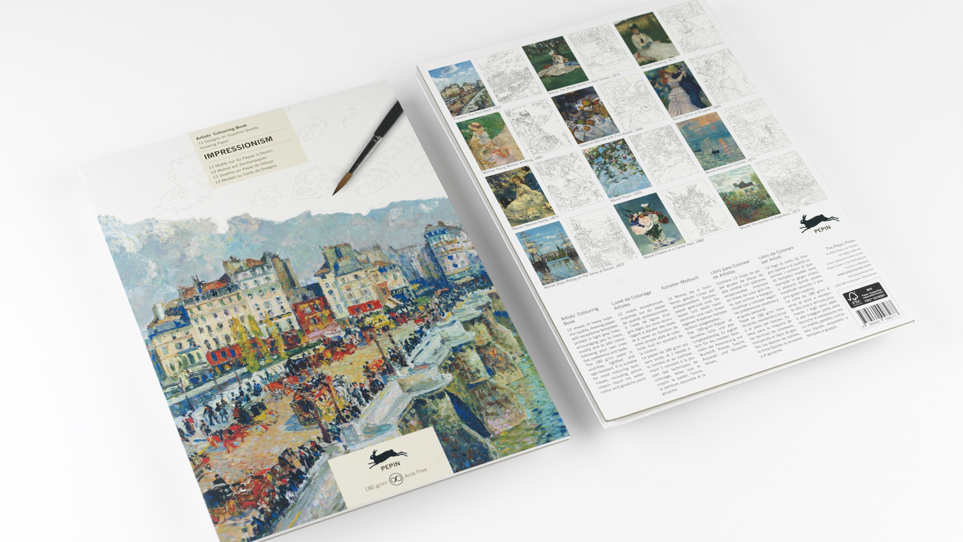 Impressionism, Colouring book - 2