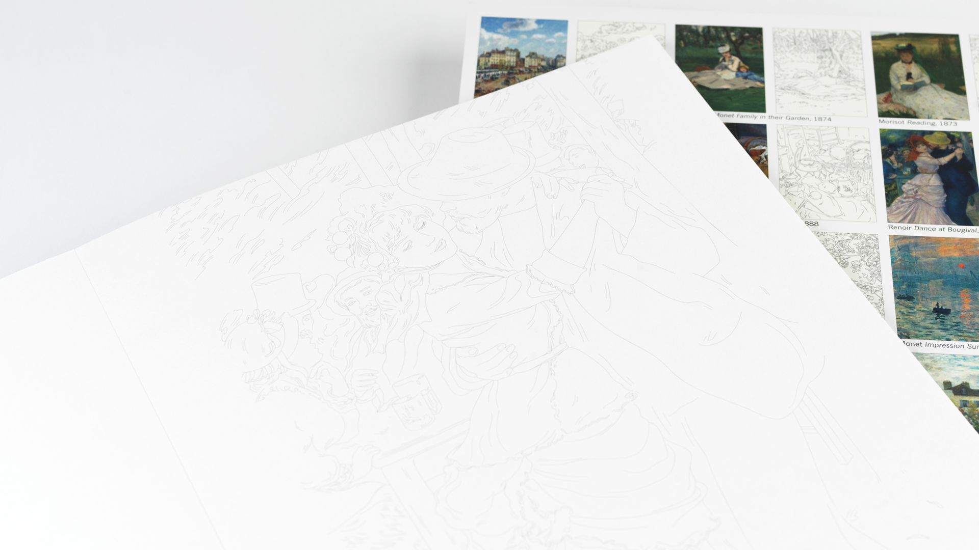 Impressionism, Colouring book - 7