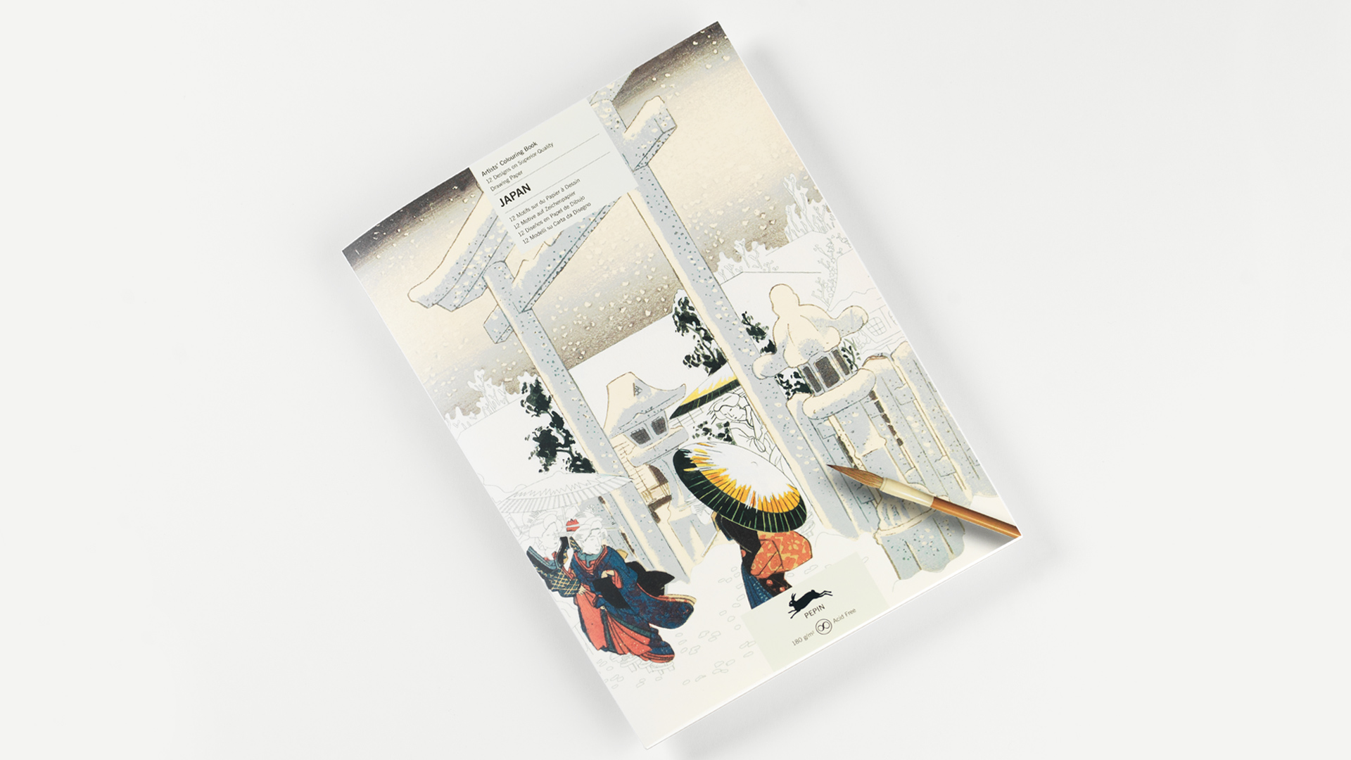 Japan, Colouring book