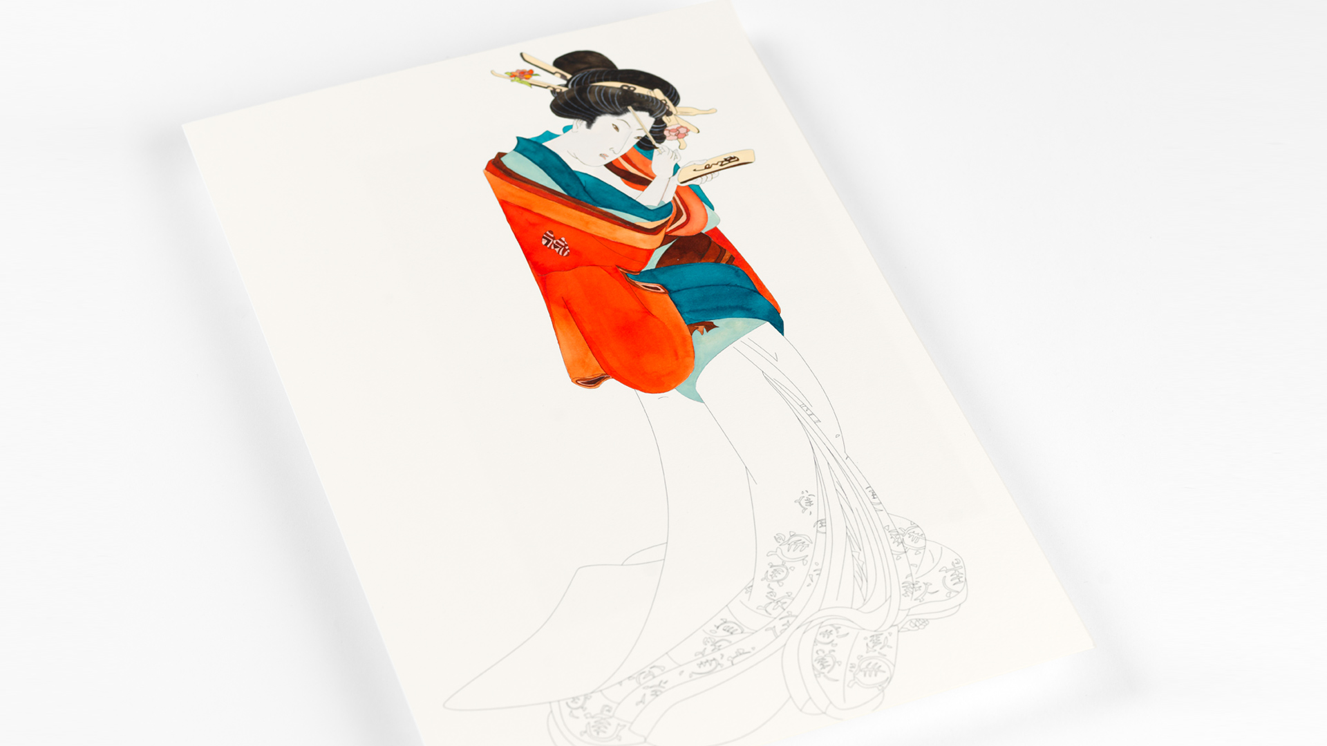 Japan, Colouring book - 4