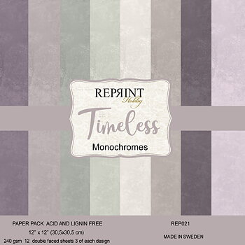 Reprint - Paperpack Monochromes 12x12 - Timeless