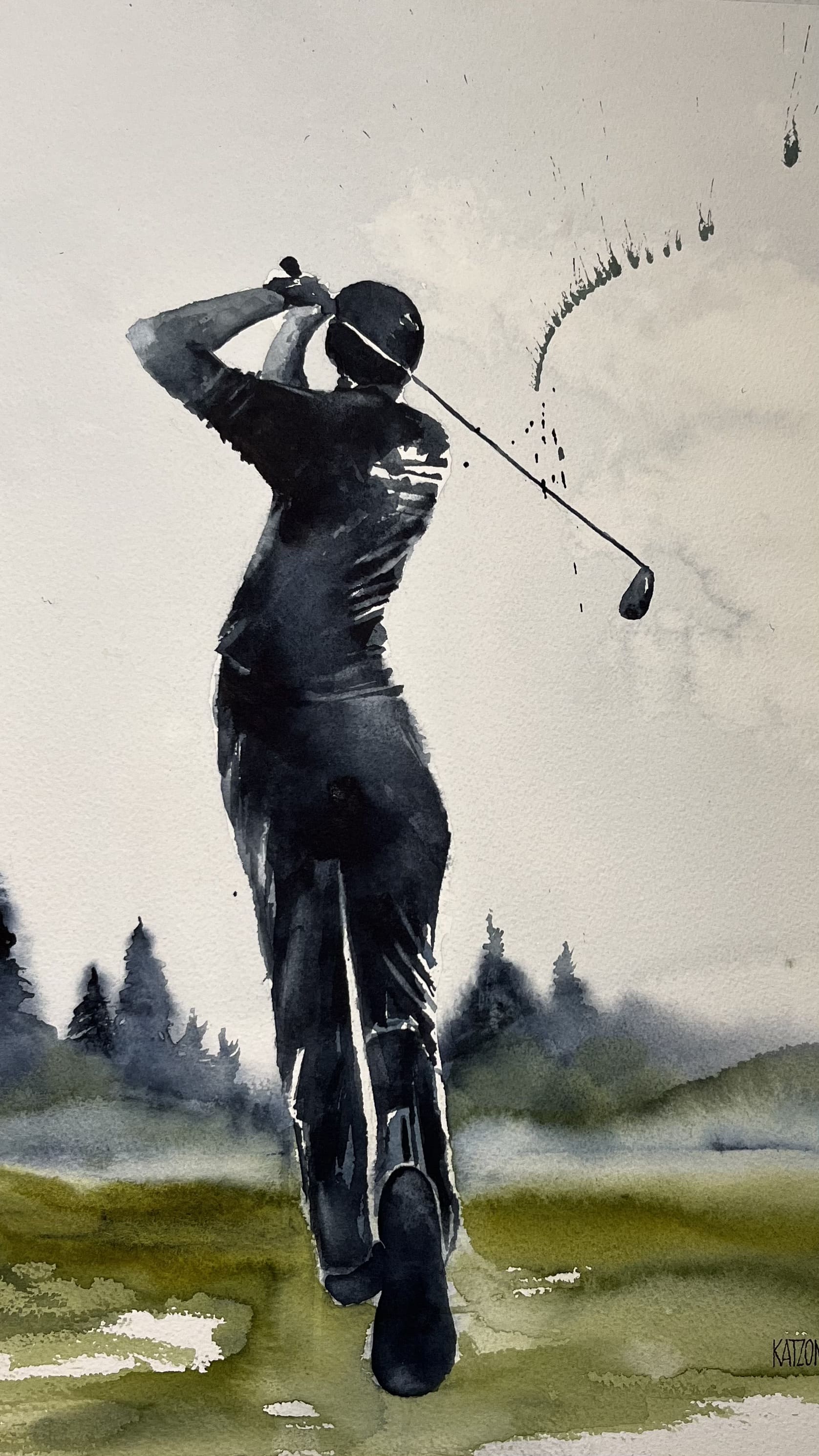 Det går bra nu 46x65cm