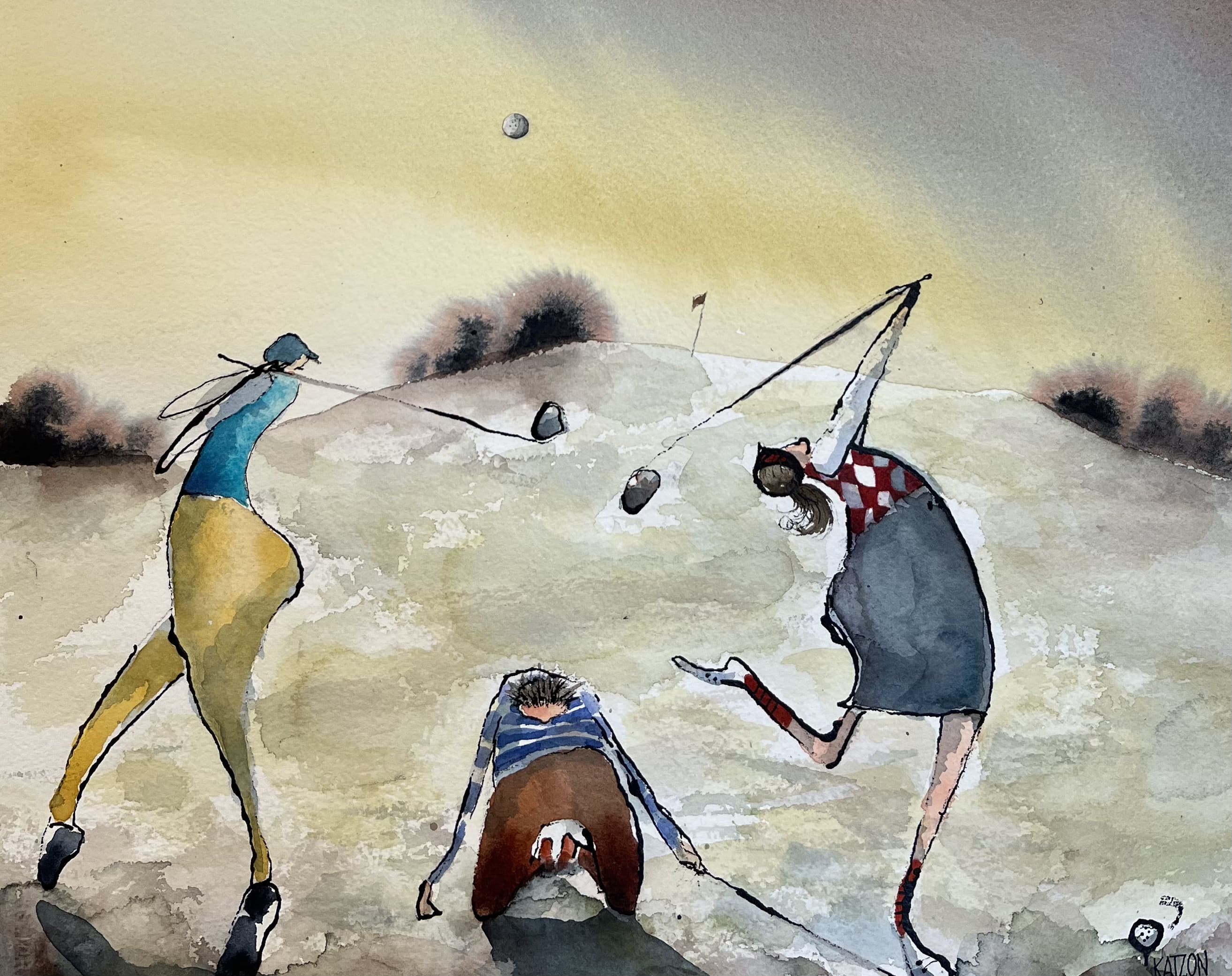 Ge aldrig upp 47x66cm