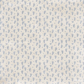Reprint - Printed  papper 12x12 - Happiness - Boy, Tags