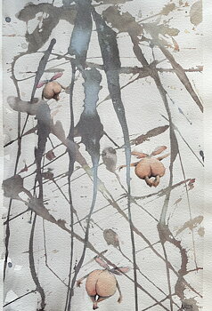 Rumplor i grått 45x65cm