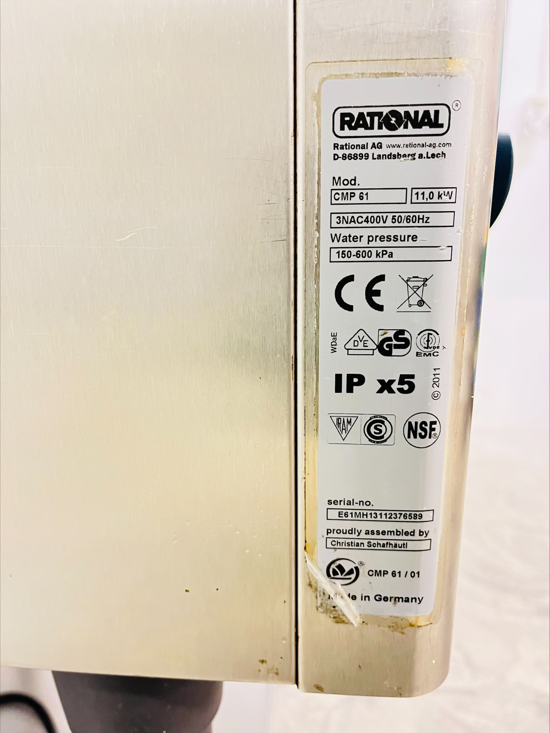 Ugn - Rational CMP 61 med stativ - 6