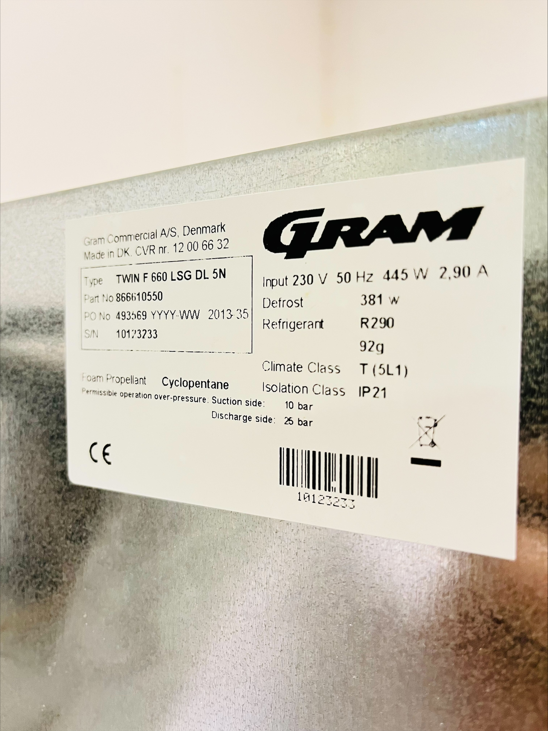 Frysskåp - Gram - 6