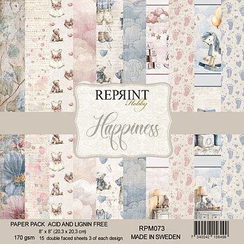 Reprint - Paperpack 8x8 - Happiness Collection