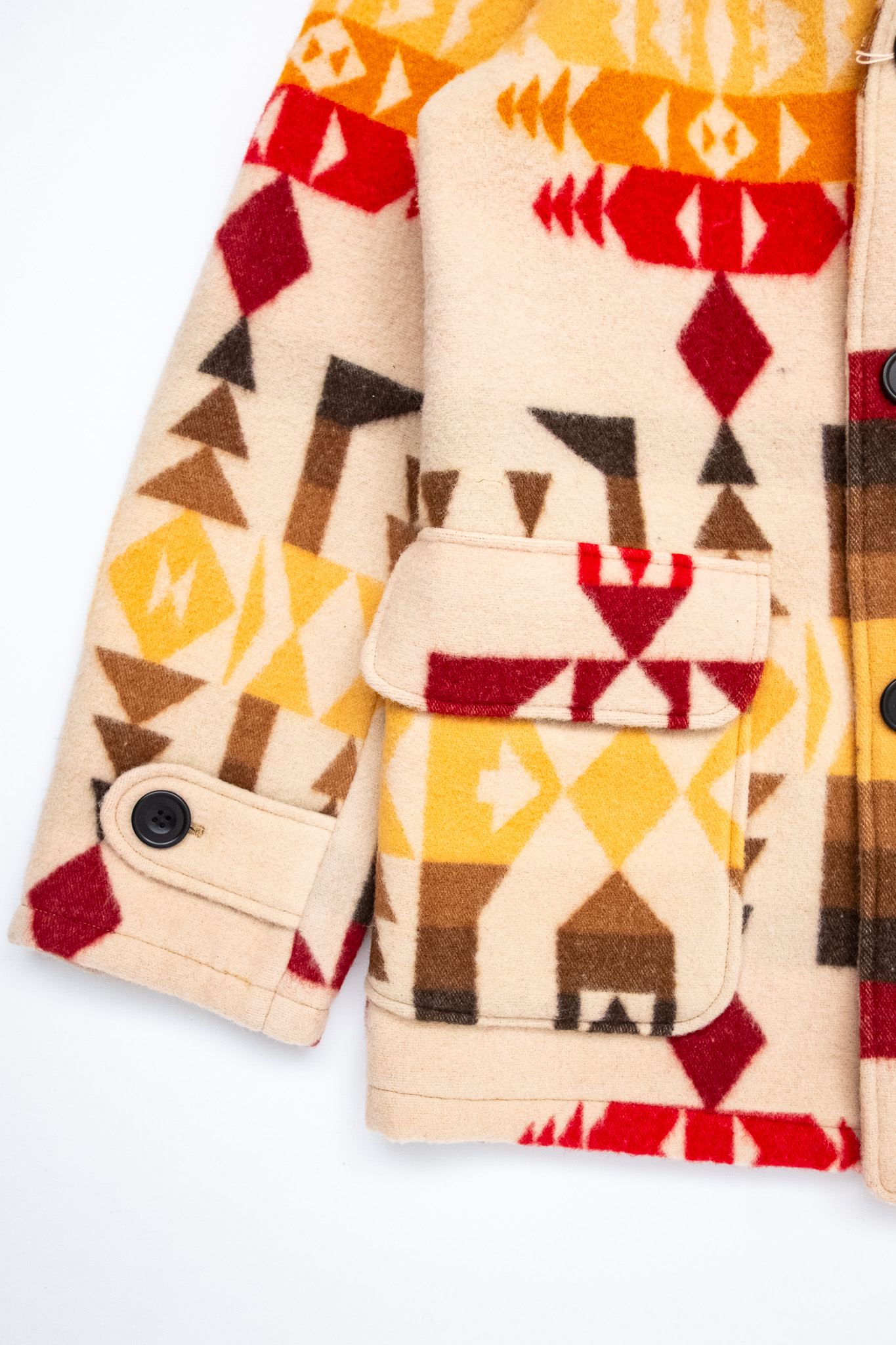 Warehouse x John Gluckow - Wool Blanket Mackinaw Pattern Jacket - 4