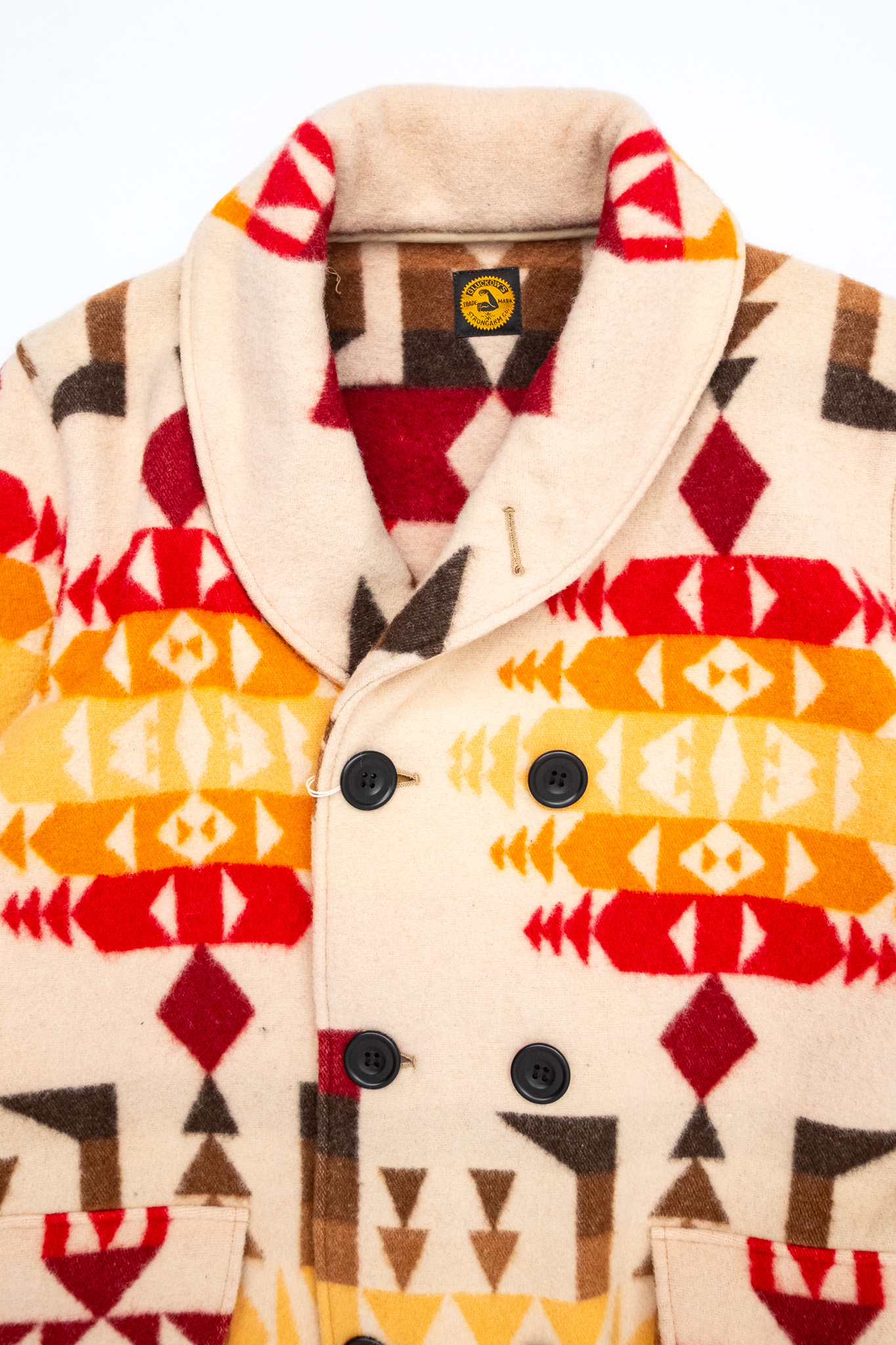 Warehouse x John Gluckow - Wool Blanket Mackinaw Pattern Jacket - 3