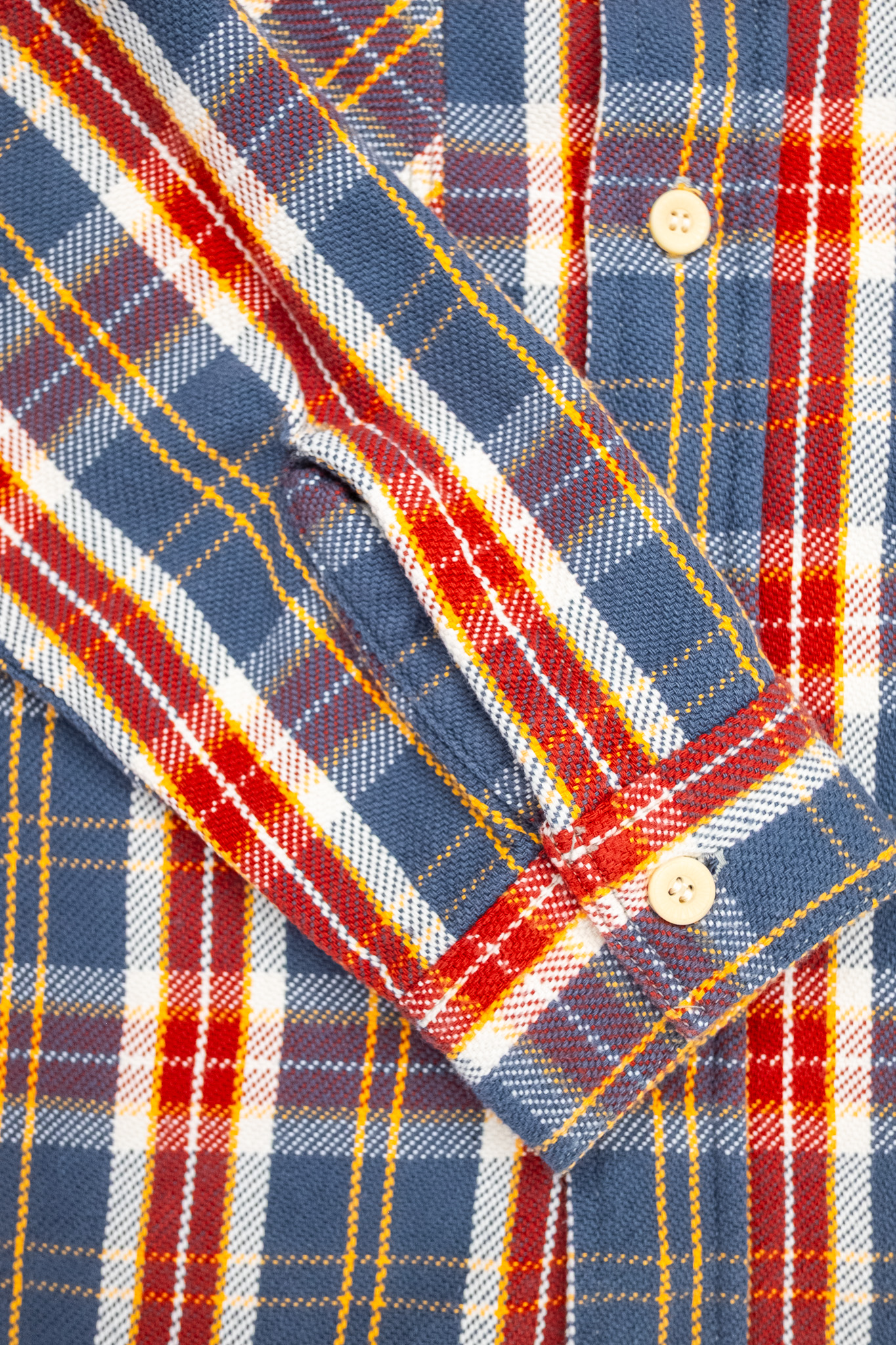 Warehouse & Co - Lot 3104 Flannel Shirt Navy One Wash - 6