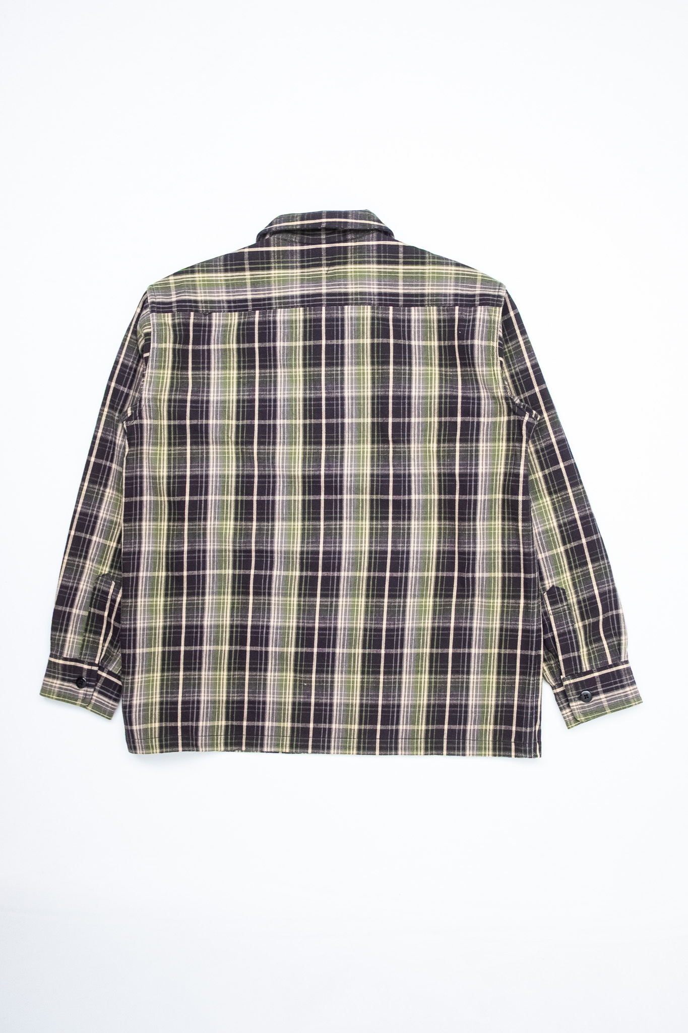 Warehouse & Co - 1930s WPA One Pocket Pullover Shirt Green - 7