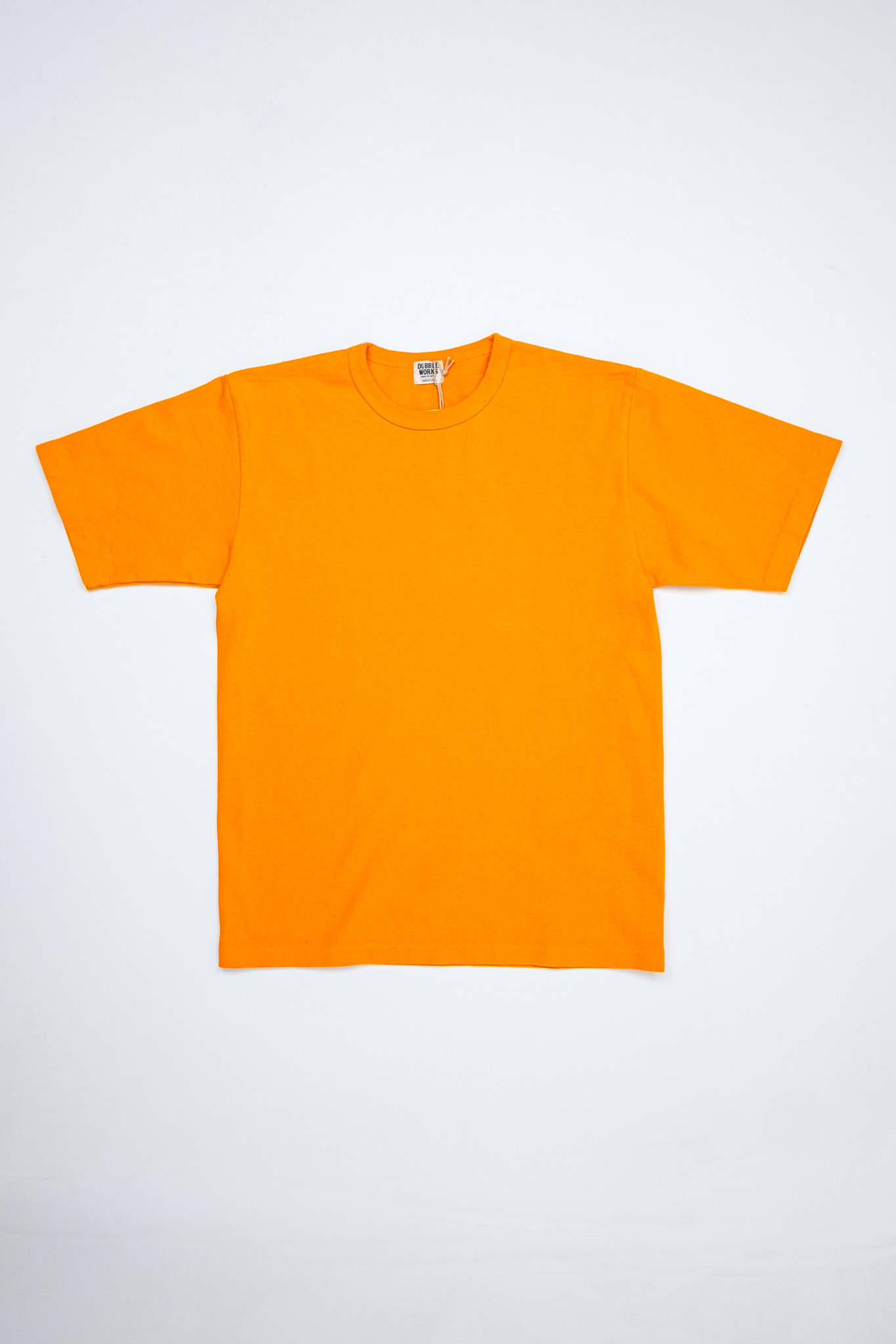 Dubbleworks - 9.5oz Stand Wheel Heavy Weight S/S Tee Fade Orange - 2