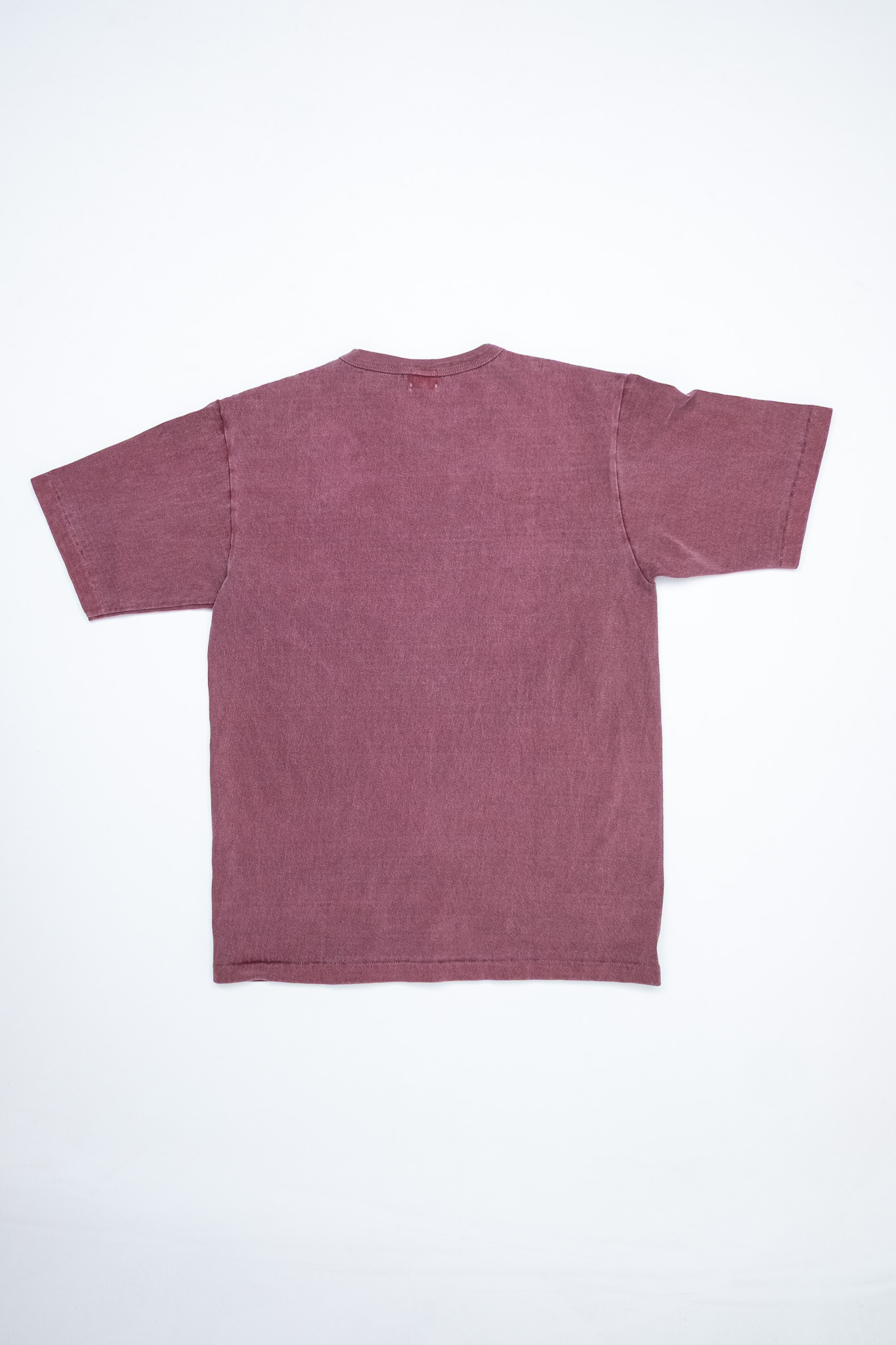 Dubbleworks - 9.5oz Stand Wheel Heavy Weight S/S Tee Pigment Dye Bordeaux - 6