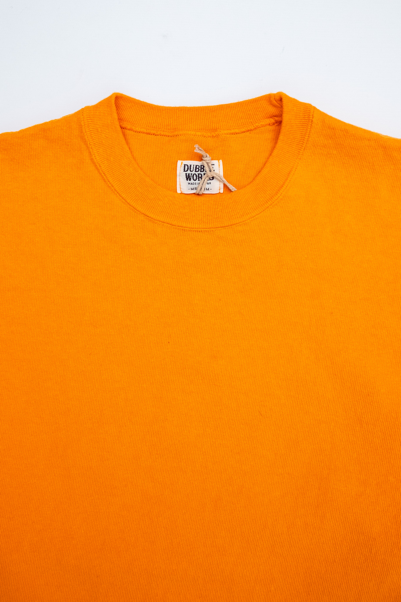 Dubbleworks - 9.5oz Stand Wheel Heavy Weight L/S Baseball Tee Fade Orange - 3