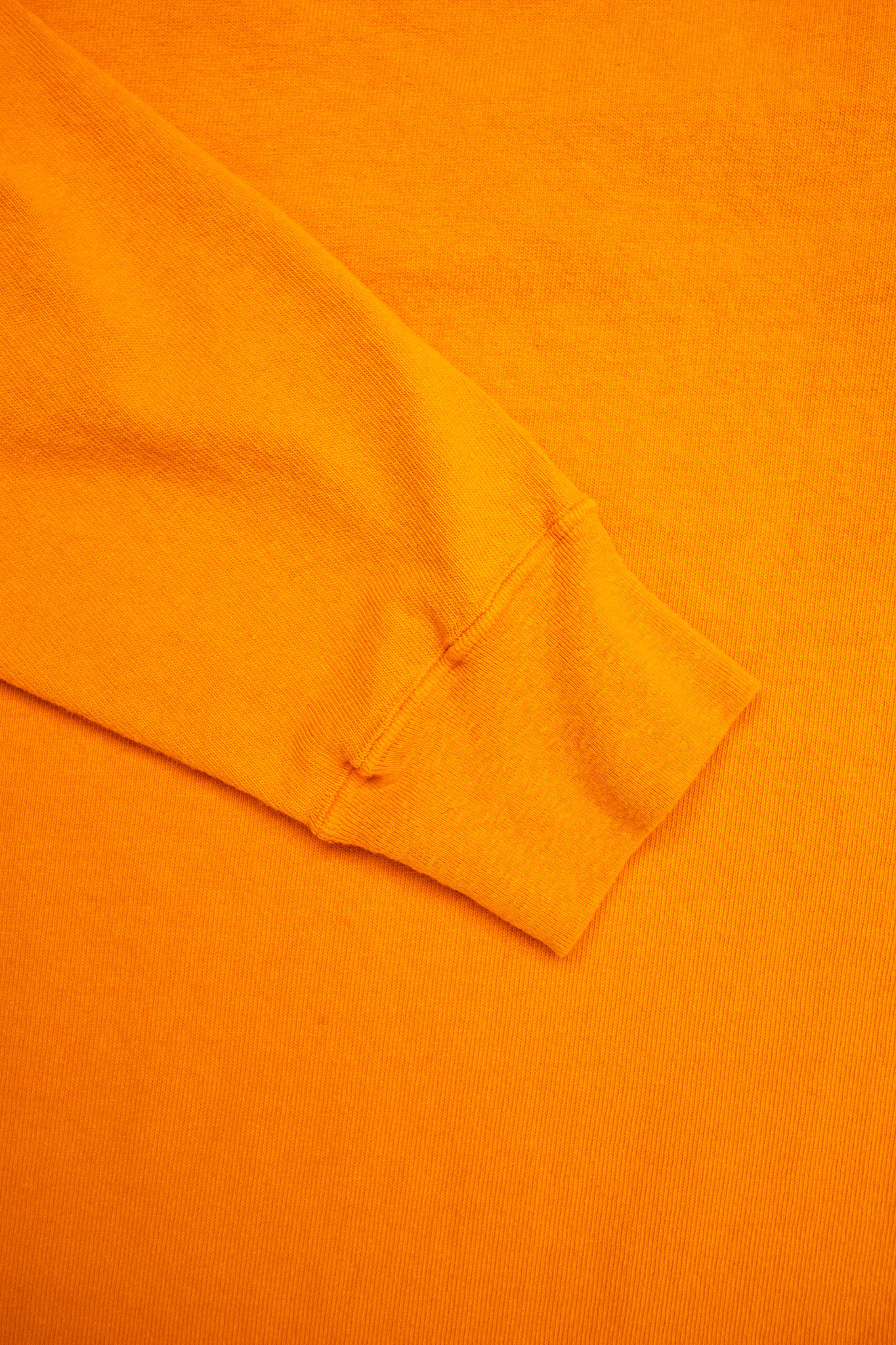 Dubbleworks - 9.5oz Stand Wheel Heavy Weight L/S Baseball Tee Fade Orange - 5