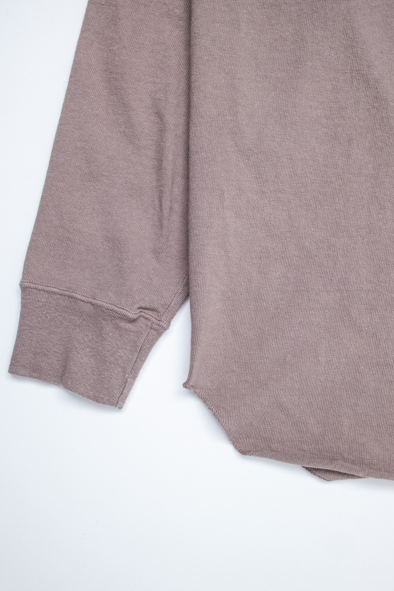 Dubbleworks - 9.5oz Stand Wheel Heavy Weight L/S Baseball Tee Grey - 4