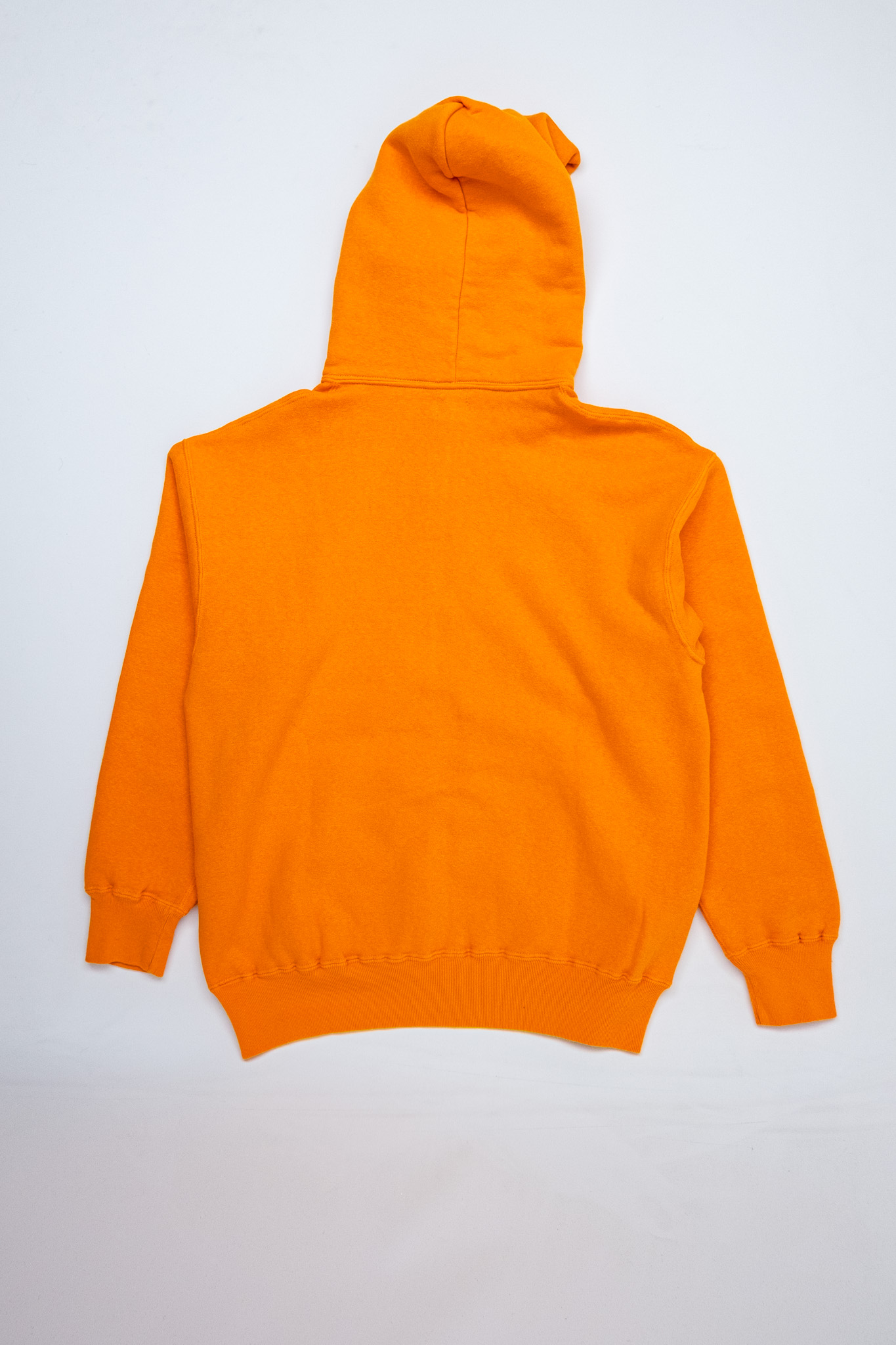 Dubbleworks - Loop Wheel Zip-Up Sweatshirt Hoodie Fade Orange - 7