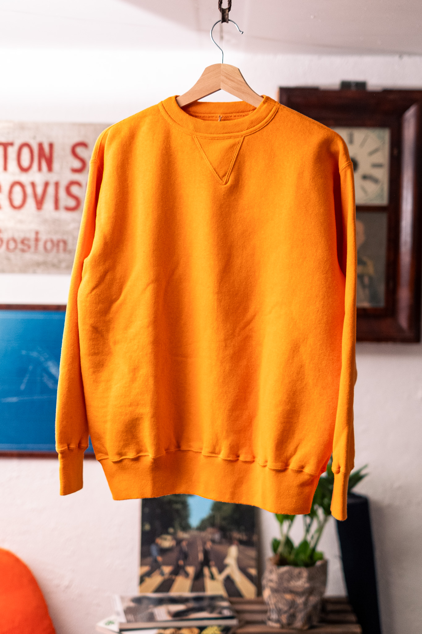 Dubbleworks - Loop Wheel Sweatshirt Fade Orange