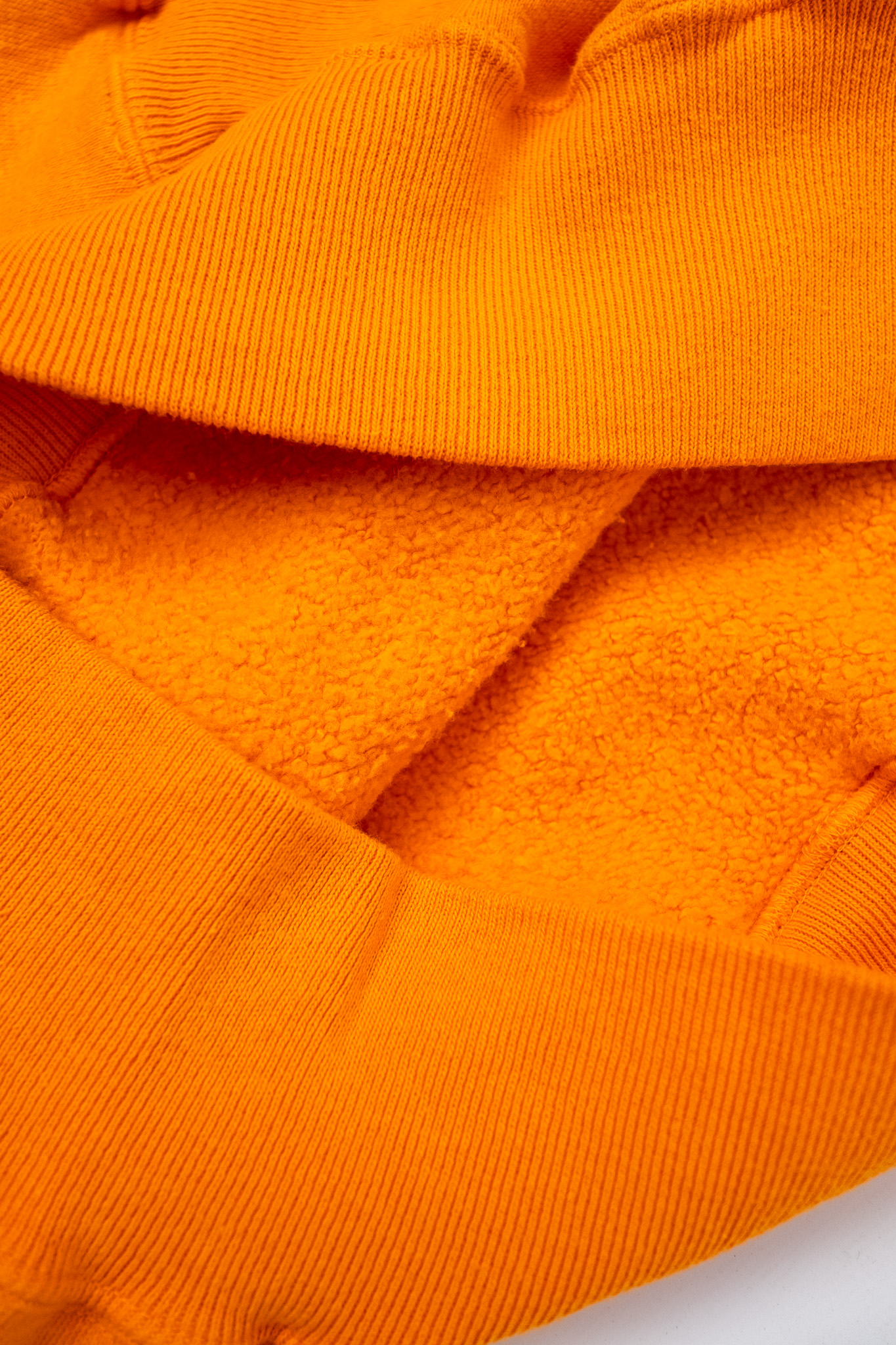 Dubbleworks - Loop Wheel Sweatshirt Fade Orange - 7