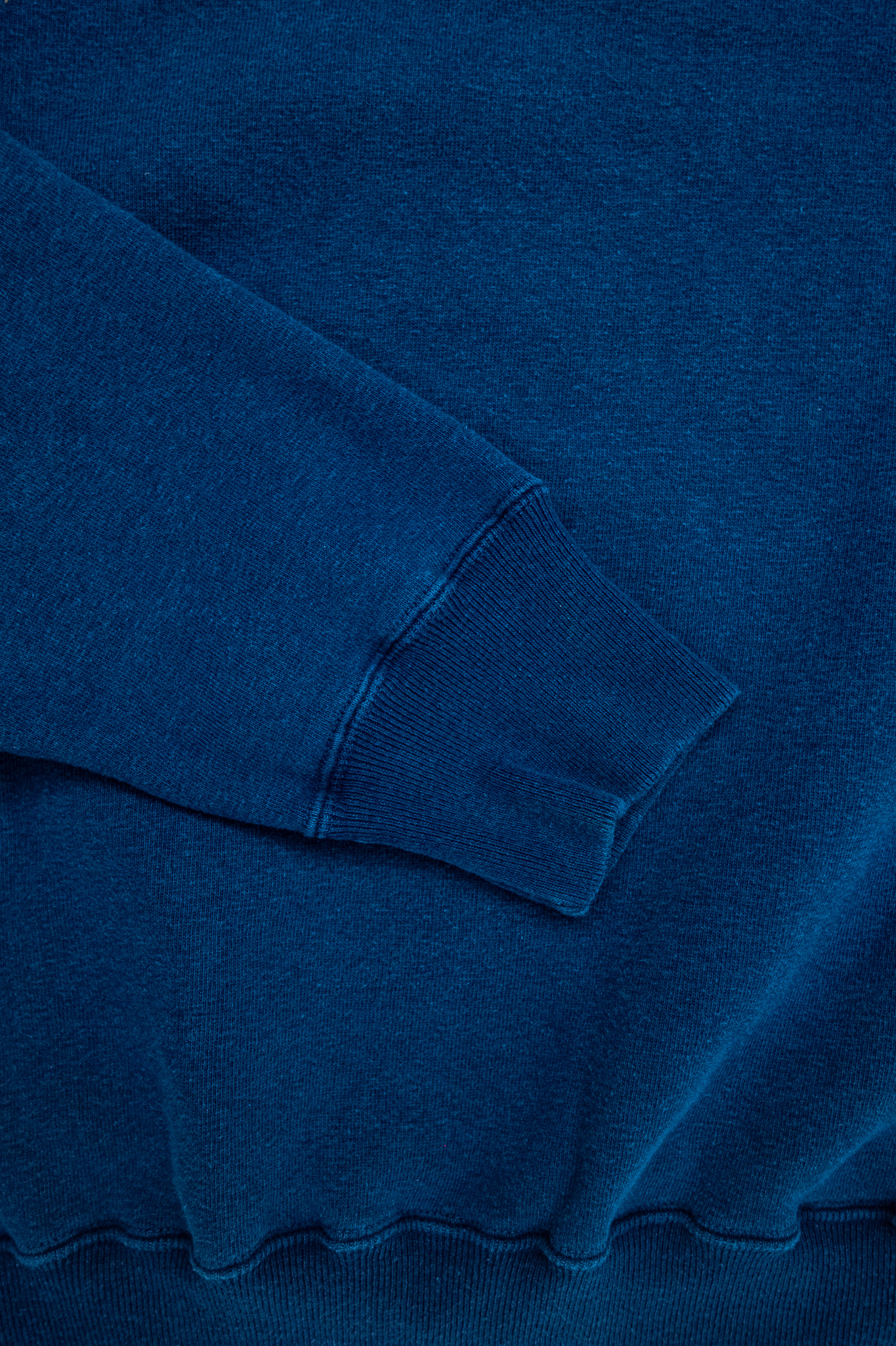 Dubbleworks - Loop Wheel Sweatshirt Indigo Dye - 5
