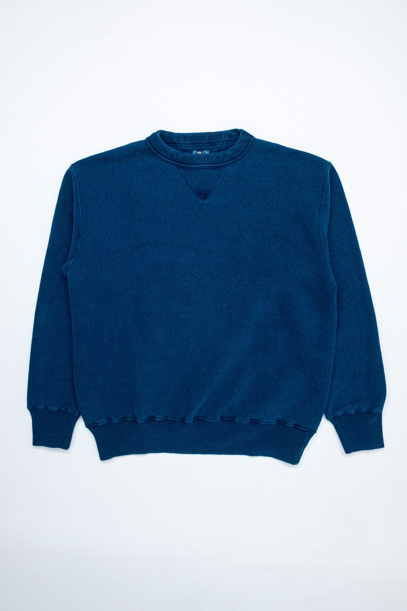 Dubbleworks - Loop Wheel Sweatshirt Indigo Dye - 2