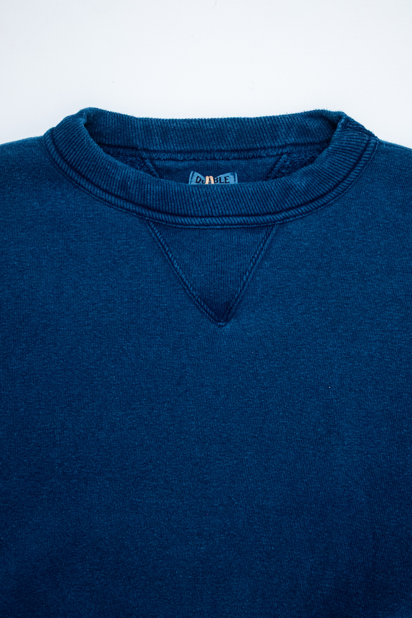 Dubbleworks - Loop Wheel Sweatshirt Indigo Dye - 3