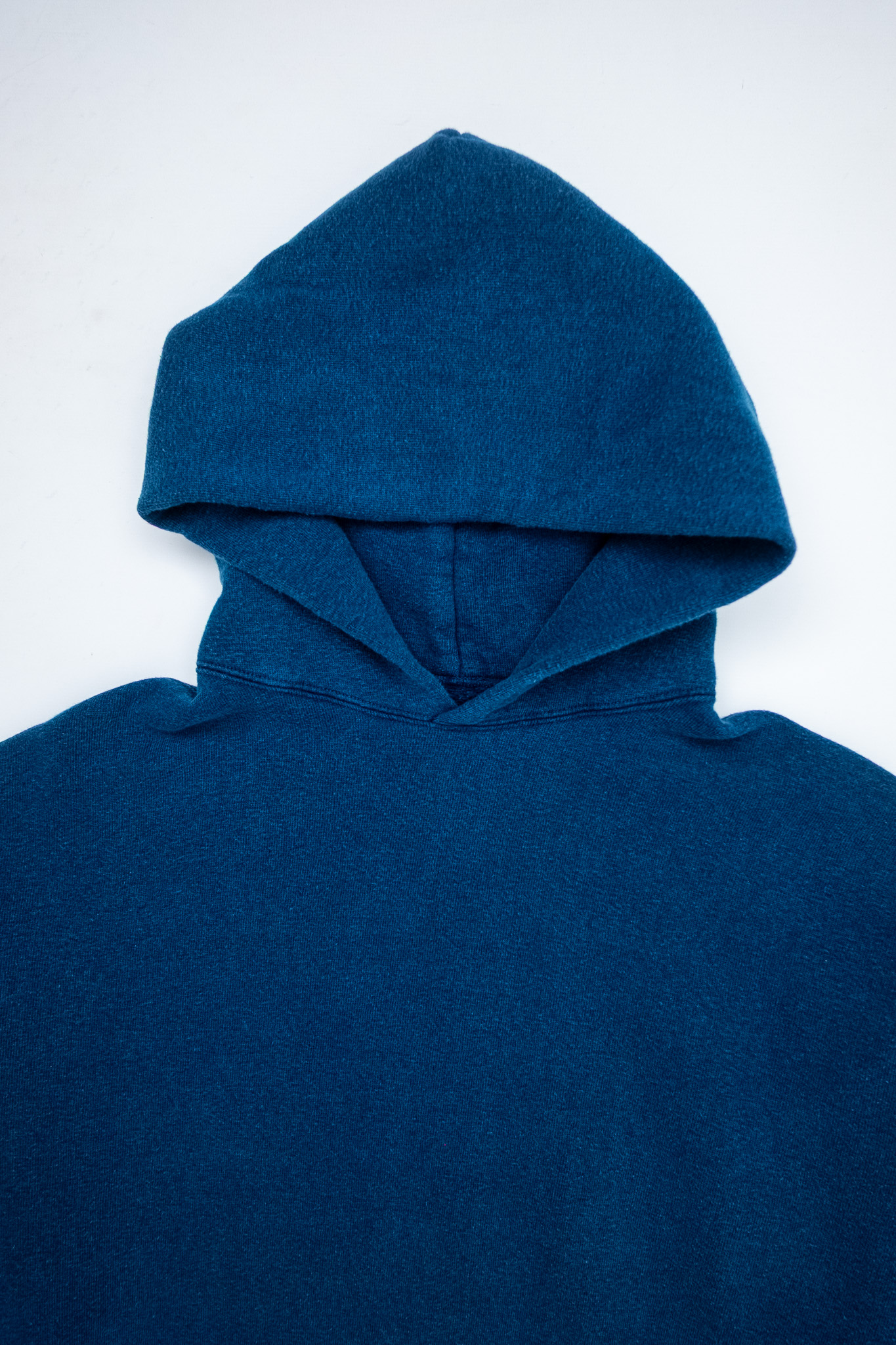 Dubbleworks - Loop Wheel Sweatshirt Hoodie Indigo Dye - 3