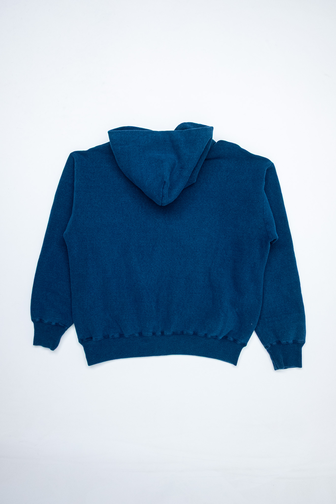 Dubbleworks - Loop Wheel Sweatshirt Hoodie Indigo Dye - 8