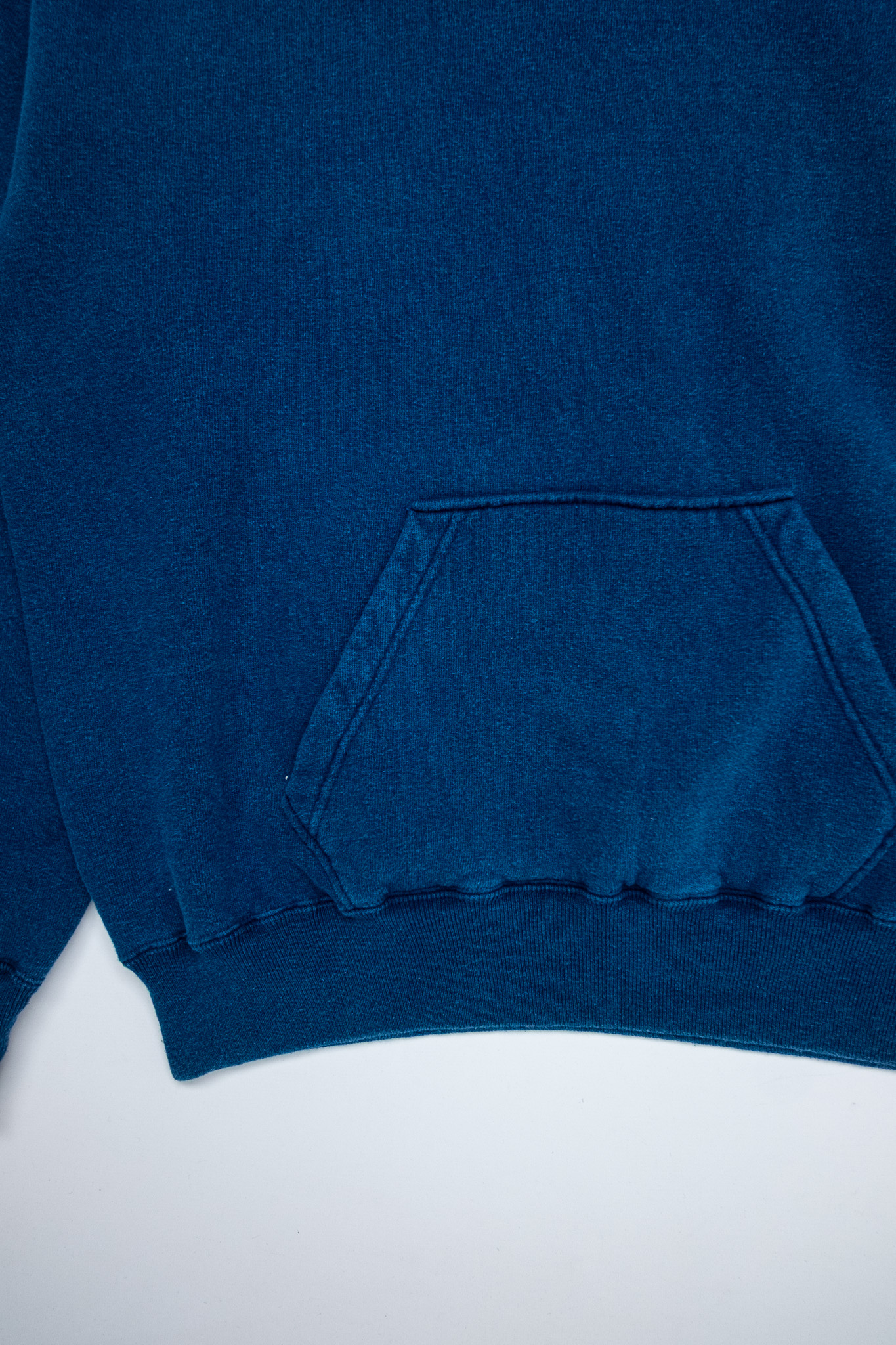 Dubbleworks - Loop Wheel Sweatshirt Hoodie Indigo Dye - 4