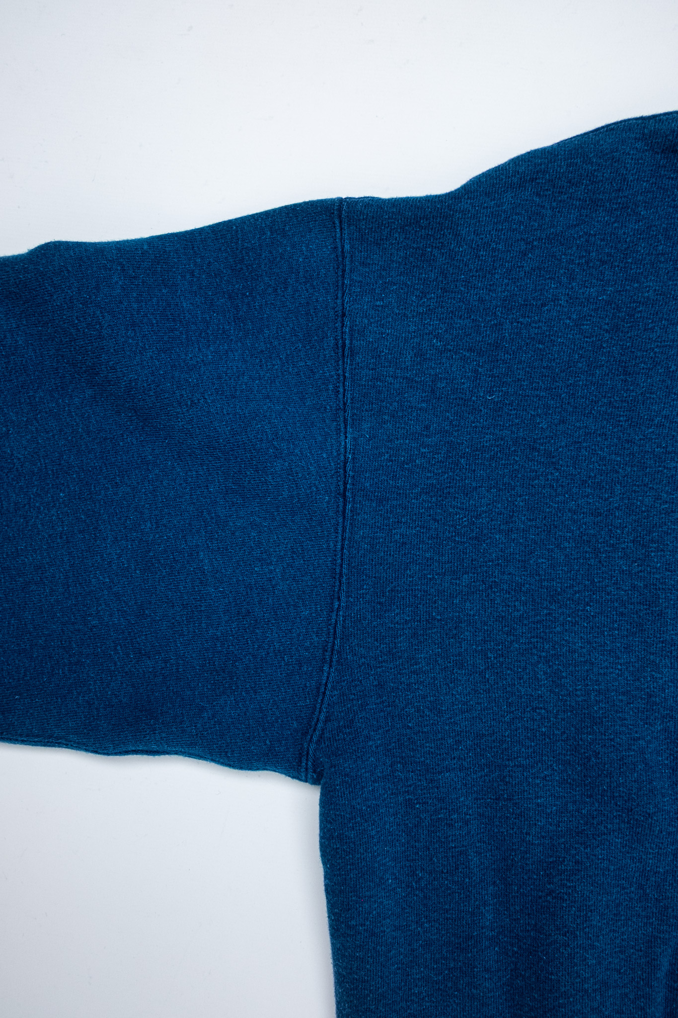 Dubbleworks - Loop Wheel Sweatshirt Hoodie Indigo Dye - 7