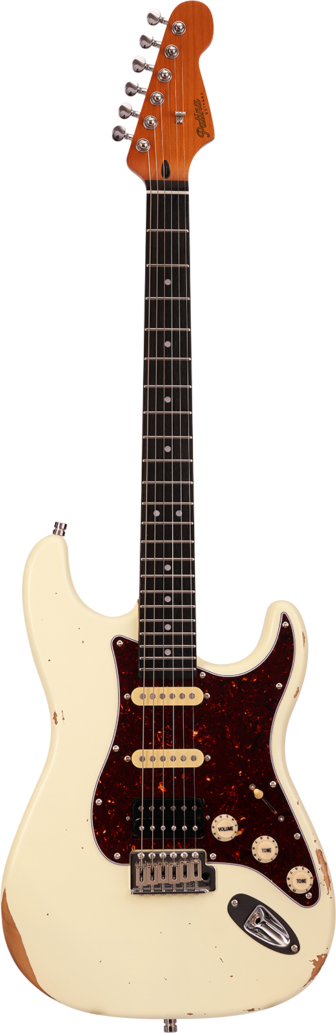 Patina Guitars PS-7 Olympic White  Relic