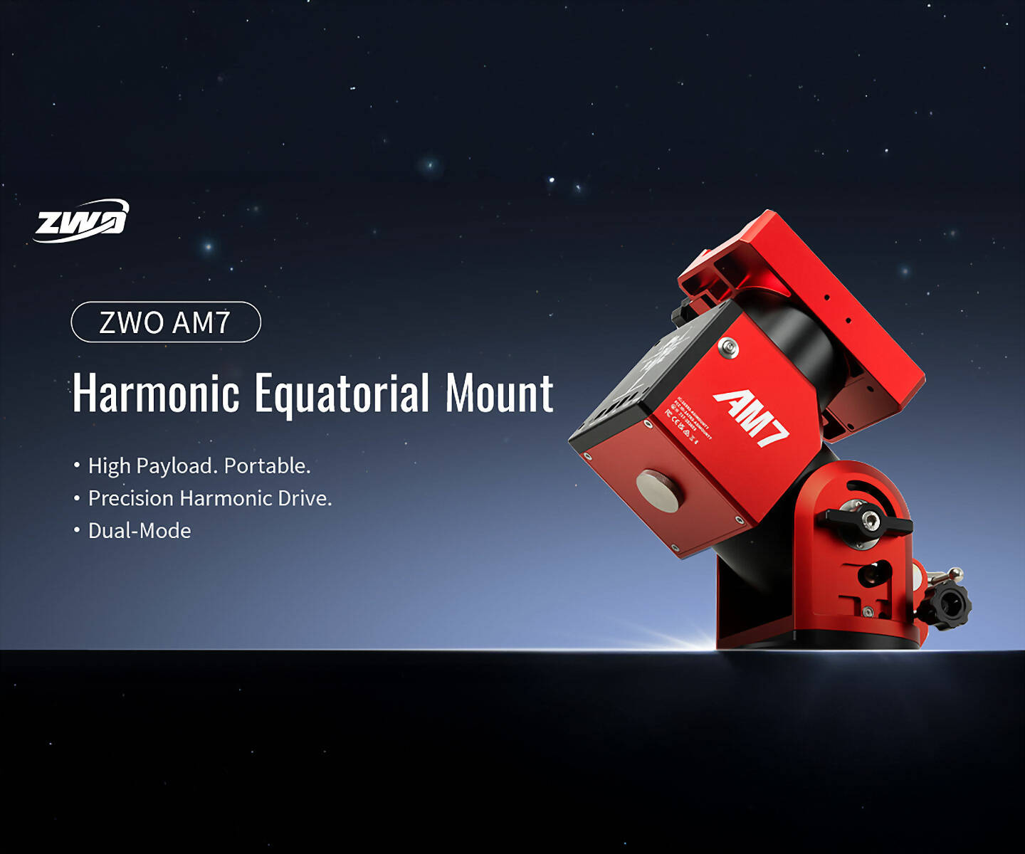 ZWO AM7 - HARMONIC DRIVE-MONTERING