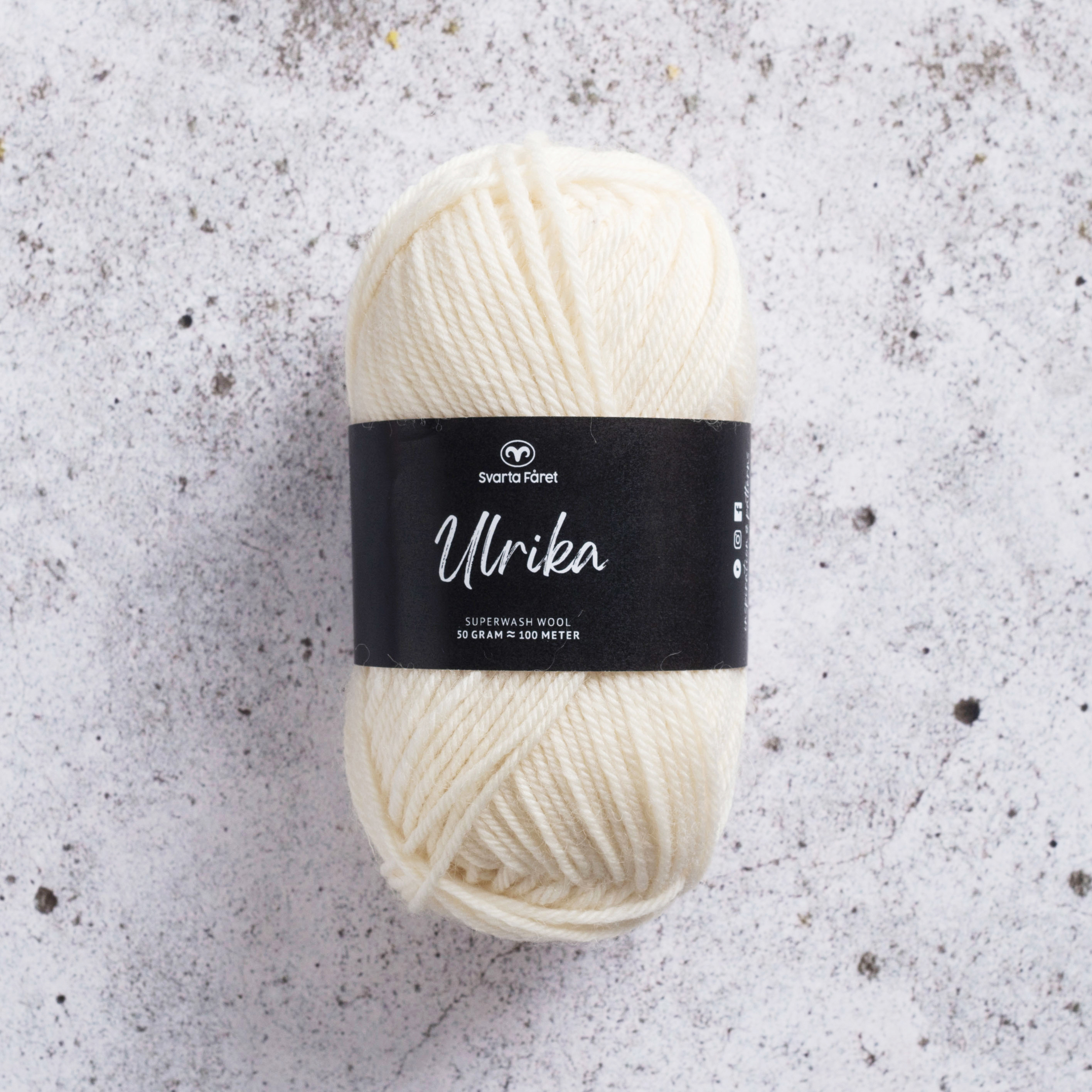 307005 Ulrika 50g Natural White (Ersätter Drops Karisma)