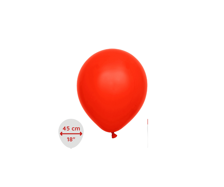 Premium Mellanstora ballonger Röda 45 cm 