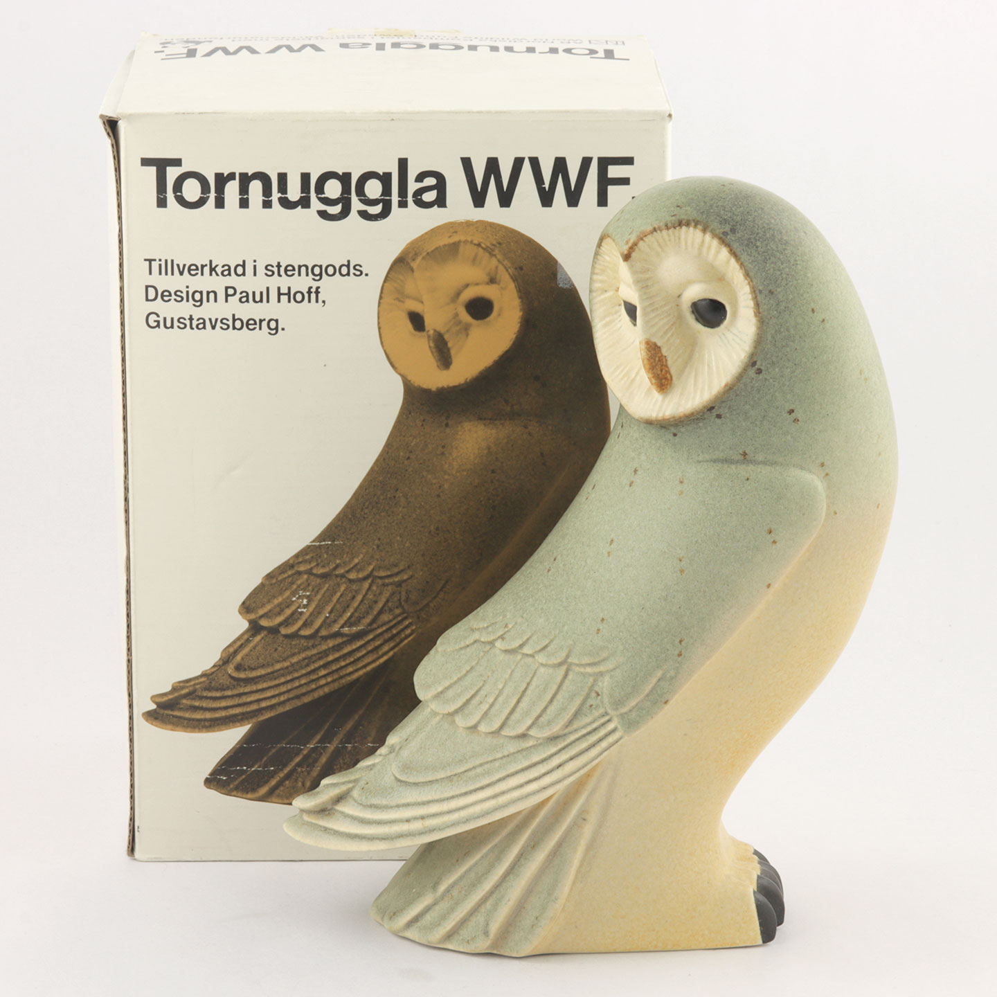 ポール・ホフ フクロウ Snouggla WWFシリーズ 1980年代 19cm〈箱付き〉