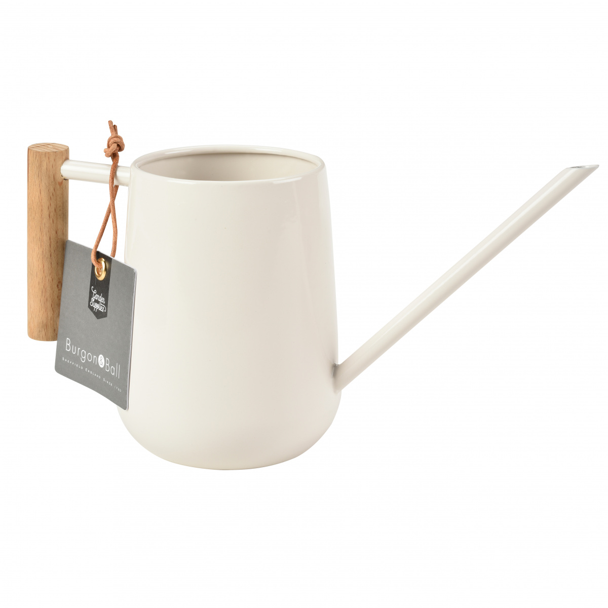 Burgon & Ball Indoor Watering Can Sand Colored Steel