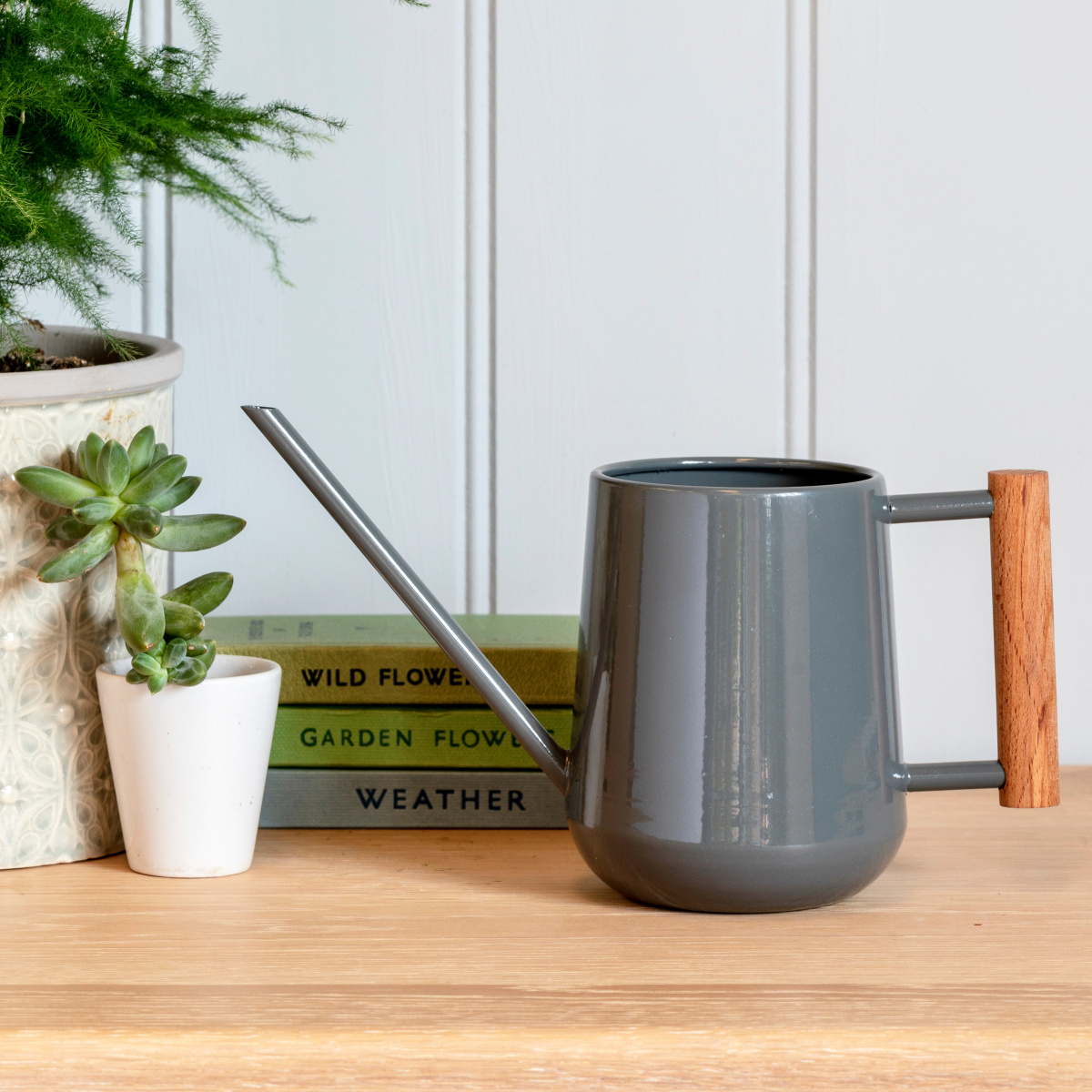 Burgon & Ball Indoor Watering Can Gray Steel - 2