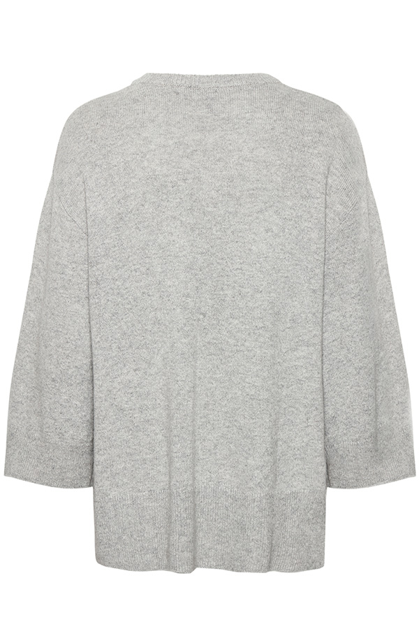 Culture - Clay Cardigan Grey Melange - 3