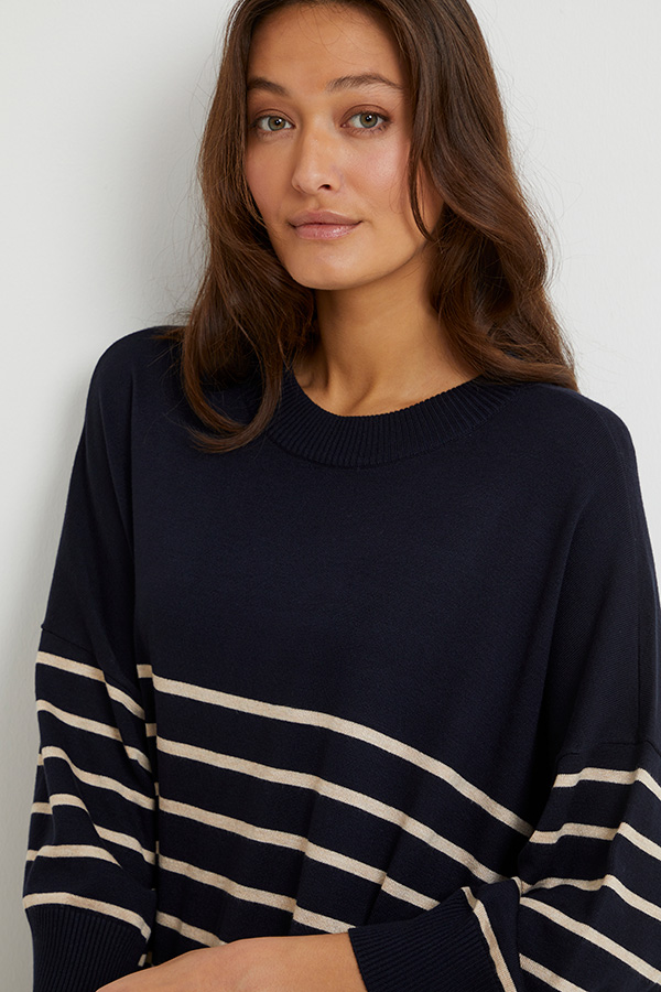 Culture - Annemarie Stripe Dress Salute - 4