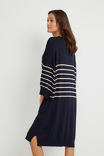Culture - Annemarie Stripe Dress Salute