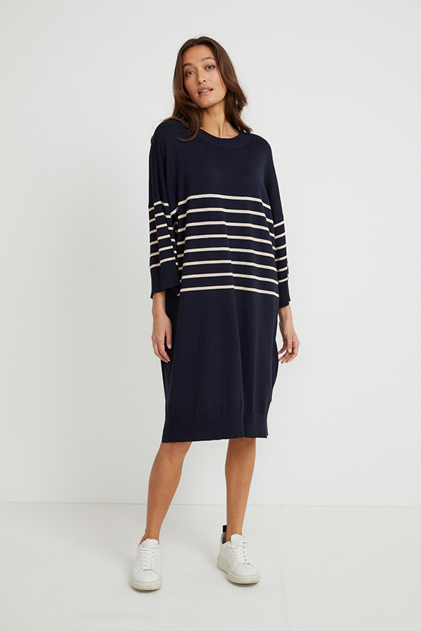 Culture - Annemarie Stripe Dress Salute