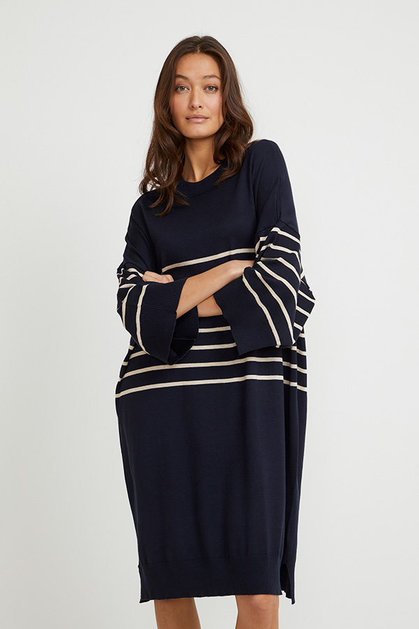 Culture - Annemarie Stripe Dress Salute - 3