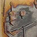 Claes Thell (1977) Limited Wall Plaque with Abstract People Motif 15 cm