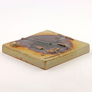 Claes Thell (1977) Limited Wall Plaque with Abstract People Motif 15 cm
