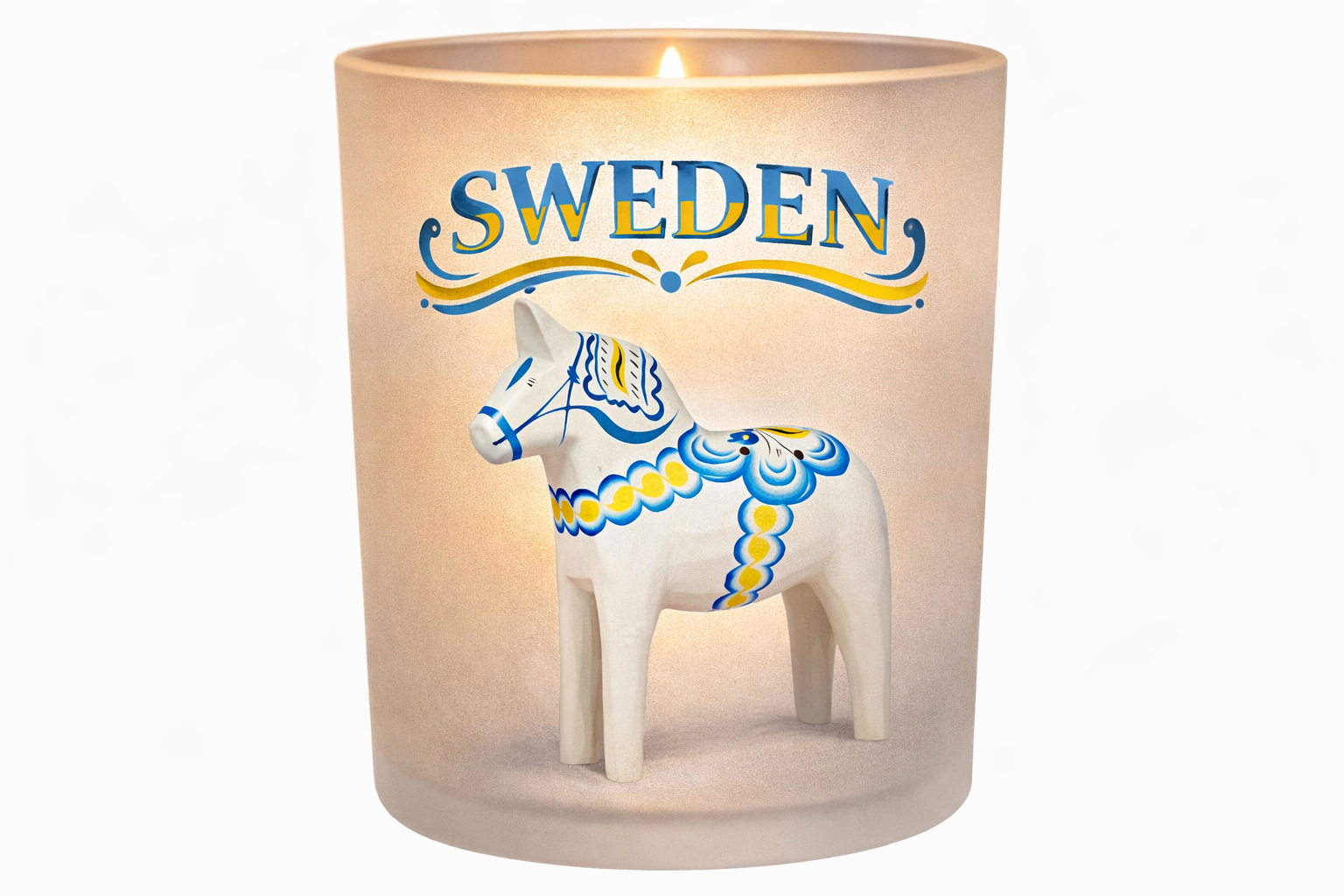 Frosted glass lantern - Sweden