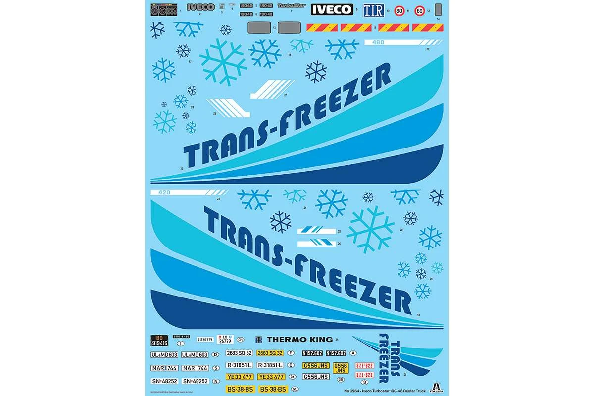 Iveco Turbostar 198.48 Special Kyltrailer 1/24 - 3